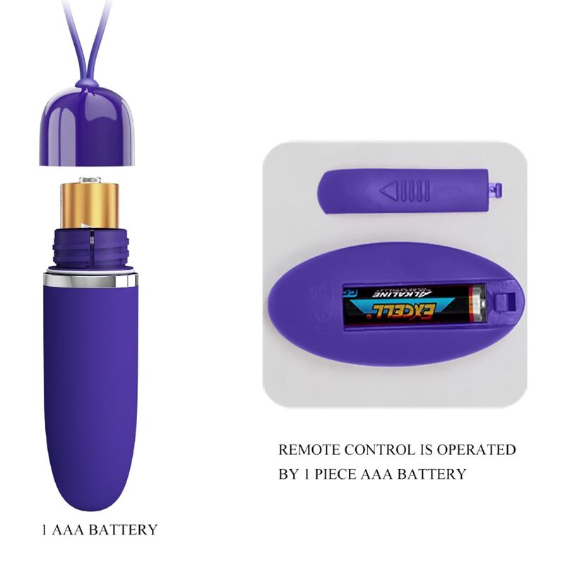 PRETTY LOVE - DARLENE MINI BALLE VIBRANTE VIOLETTE