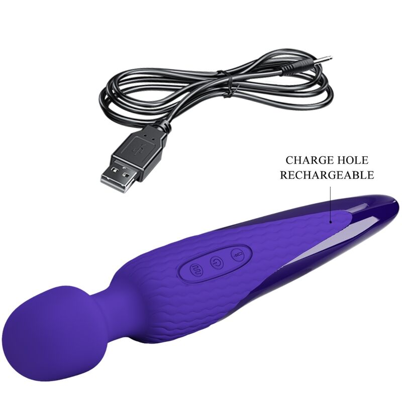 PRETTY LOVE - ANTONY YOUTH VIBRATEUR BAGUETTE EFFET CHAUFFANT VIOLET