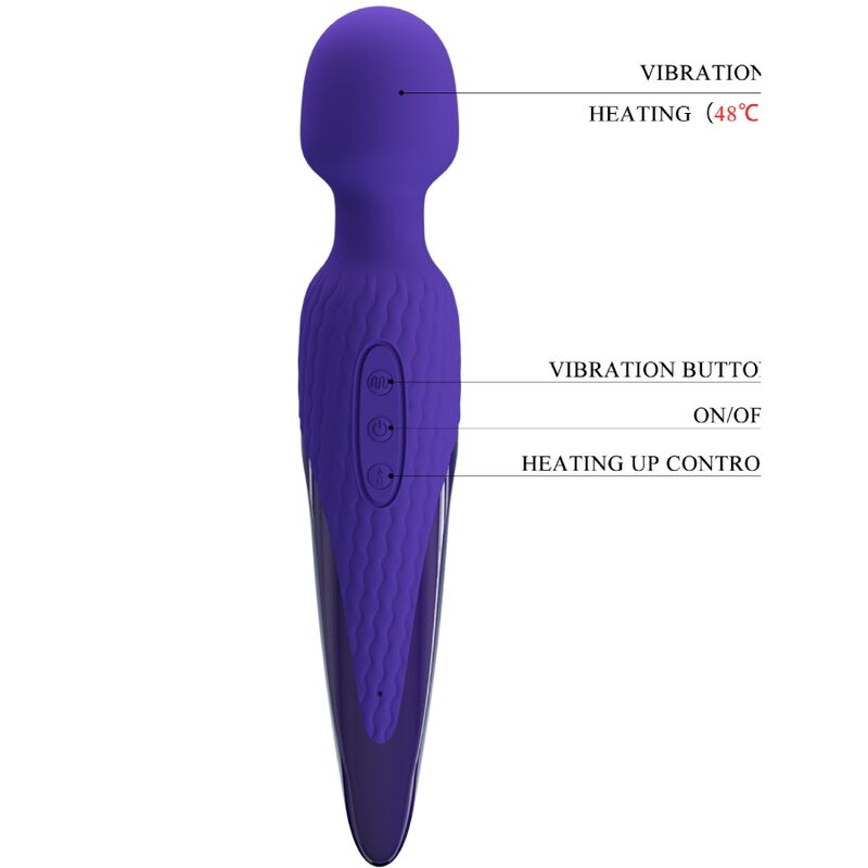 PRETTY LOVE - ANTONY YOUTH VIBRATEUR BAGUETTE EFFET CHAUFFANT VIOLET