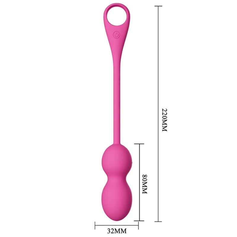 PRETTY LOVE - ELVIRA RECHARGEABLE PINK VIBRATING BALLS