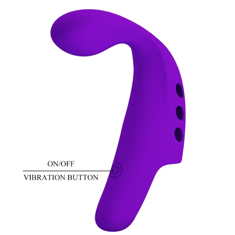 PRETTY LOVE - GORGON VIBREUR DE DOIGT RECHARGEABLE VIOLET