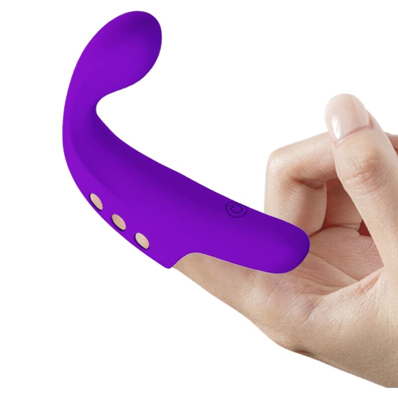 PRETTY LOVE - GORGON VIBREUR DE DOIGT RECHARGEABLE VIOLET