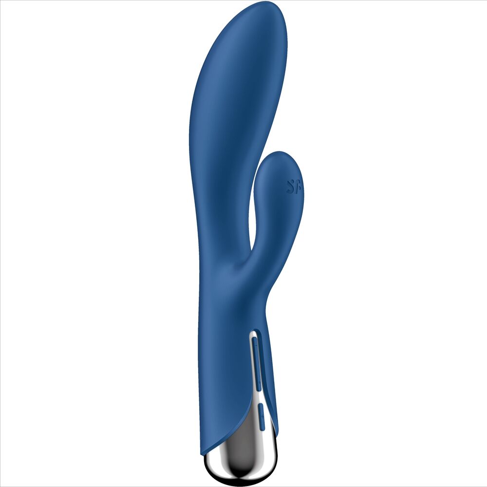SATISFYER - SPINNING RABBIT 1 STIMULATION CLITORIS ET POINT G BLEU