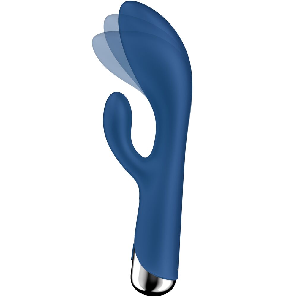 SATISFYER - SPINNING RABBIT 1 STIMULATION CLITORIS ET POINT G BLEU