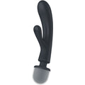 SATISFYER - TRIPLE LOVER MASSEUR VIBRANT RABBIT GRIS