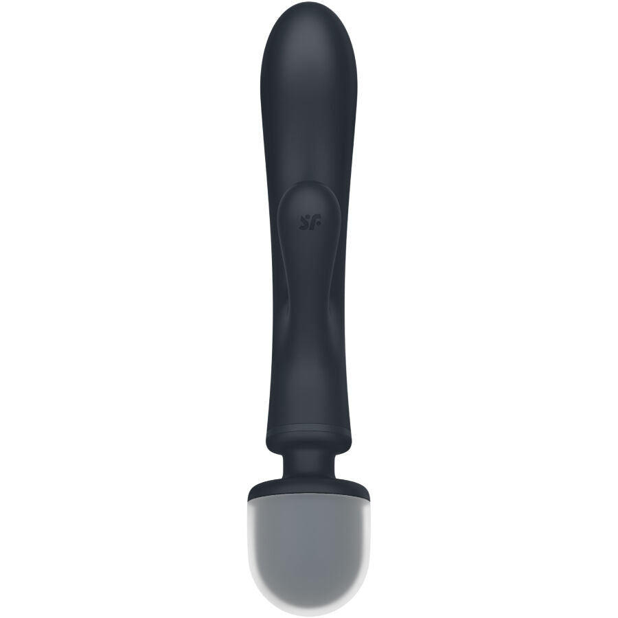 SATISFYER - TRIPLE LOVER MASSEUR VIBRANT RABBIT GRIS