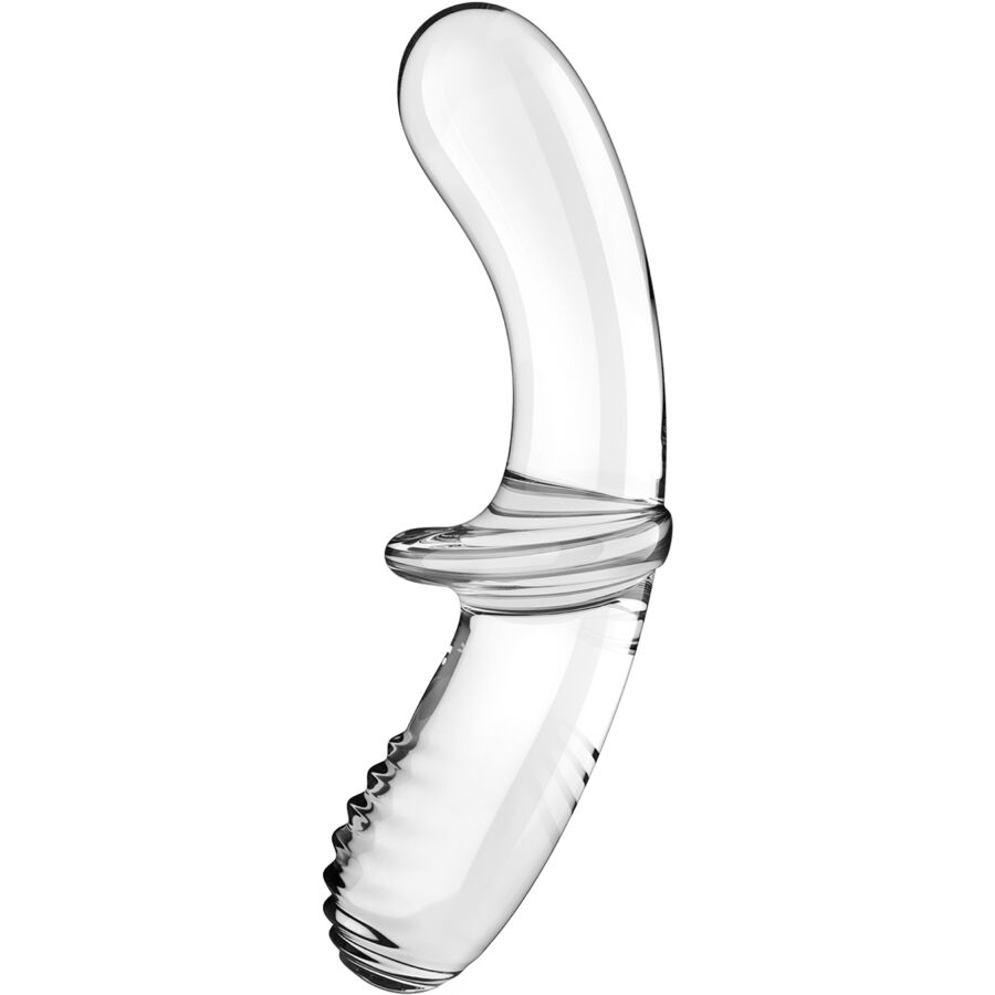 SATISFYER - DOUBLE GODEMICHET CRISTAL TRANSPARENT