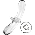 SATISFYER - DOUBLE GODEMICHET CRISTAL TRANSPARENT
