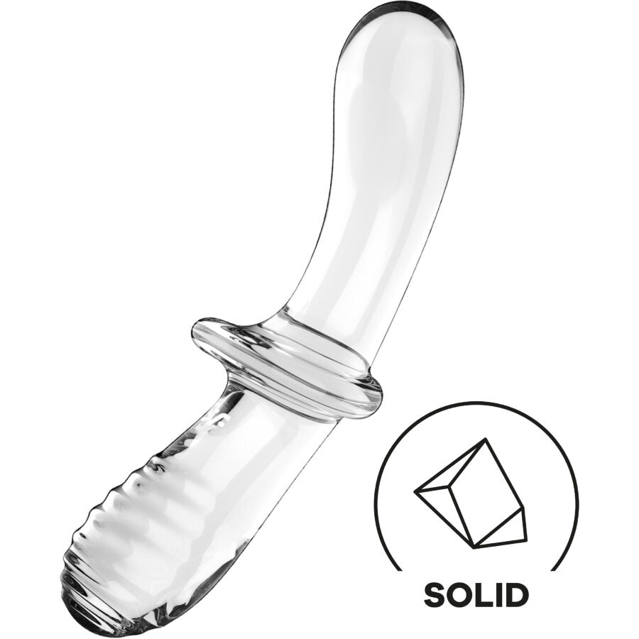 SATISFYER - DOUBLE GODEMICHET CRISTAL TRANSPARENT