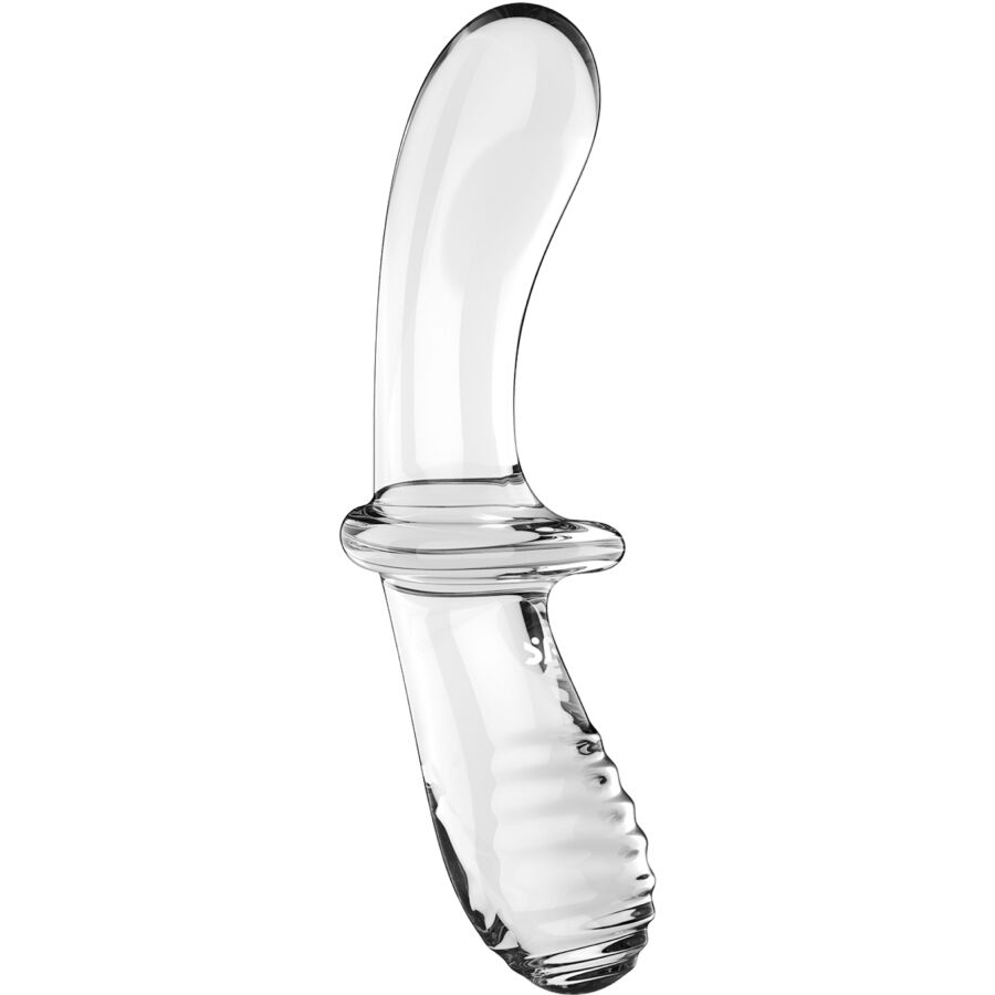SATISFYER - DOUBLE GODEMICHET CRISTAL TRANSPARENT
