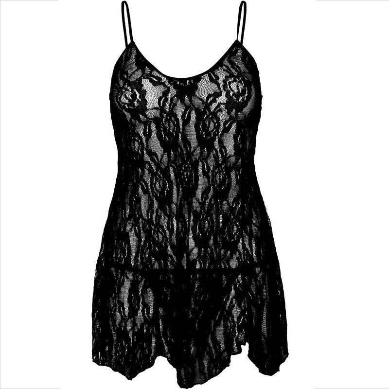 LEG AVENUE - CHEMISE DE NUIT EN DENTELLE FLORALE