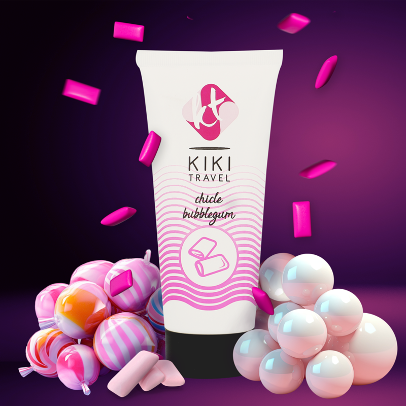 KIKÍ TRAVEL - LUBRIFIANT GOÛT CHEWING-GUM 50 ML