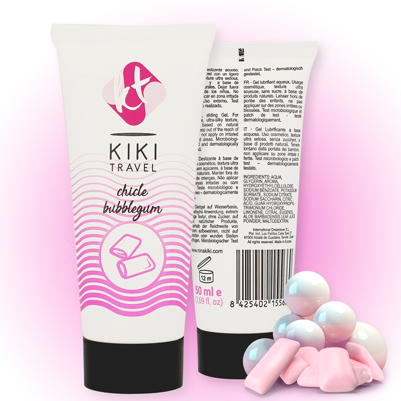 KIKÍ TRAVEL - LUBRIFIANT GOÛT CHEWING-GUM 50 ML