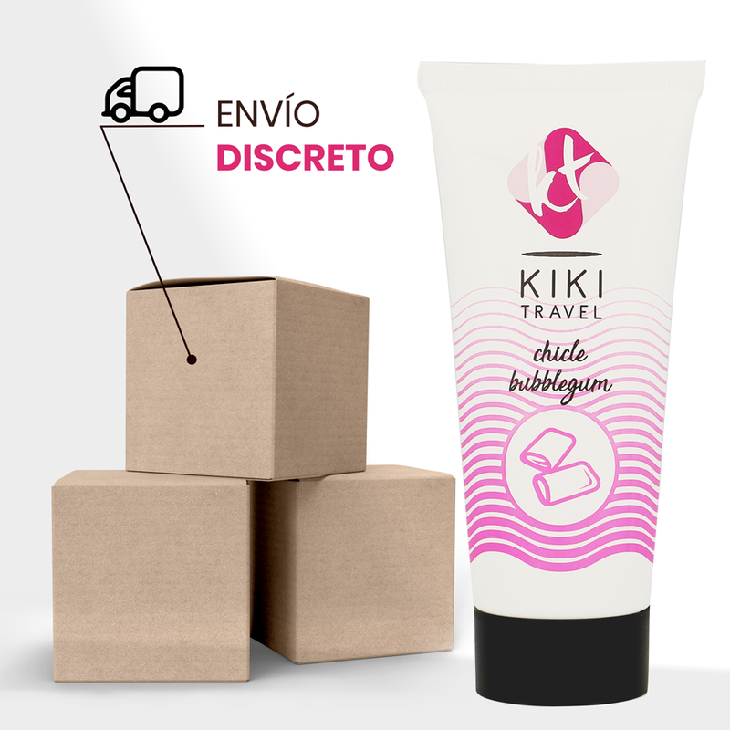 KIKÍ TRAVEL - LUBRIFIANT GOÛT CHEWING-GUM 50 ML