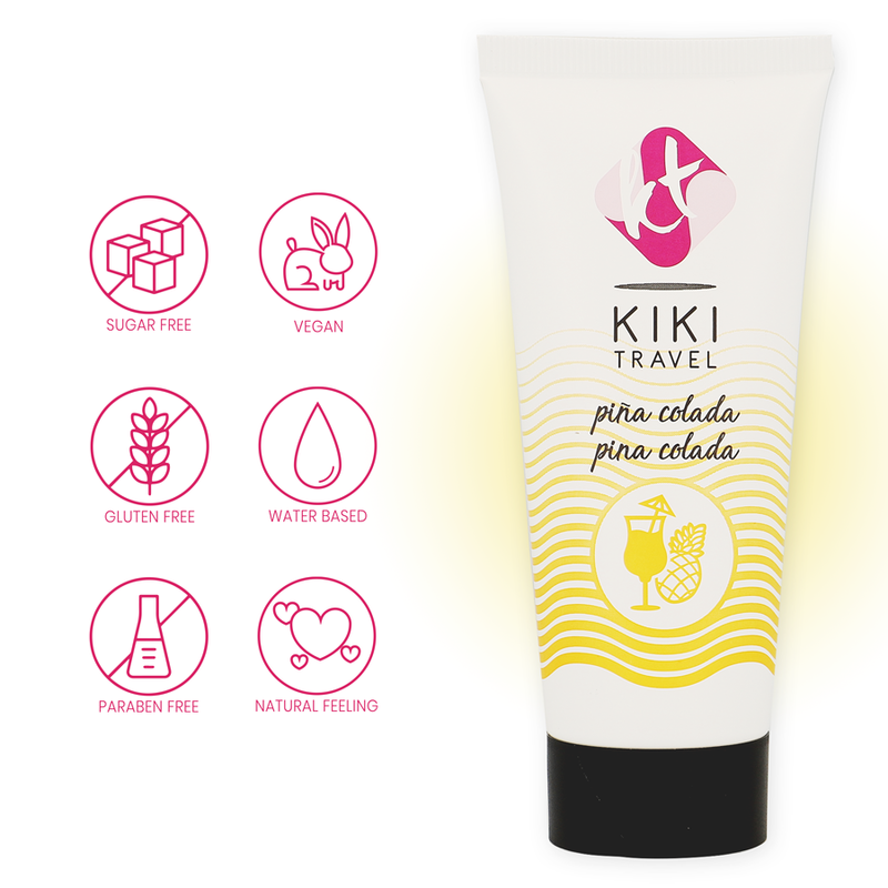 KIKÍ TRAVEL - LUBRIFIANT GOÛT PIÑA COLADA 50 ML