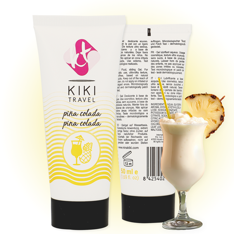 KIKÍ TRAVEL - LUBRIFIANT GOÛT PIÑA COLADA 50 ML