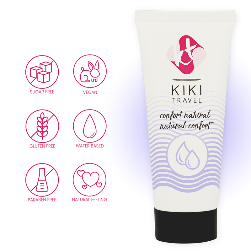 KIKÍ TRAVEL - GEL LUBRIFIANT NATUREL CONFORT 50 ML