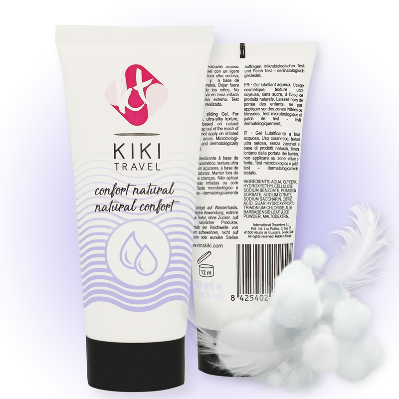 KIKÍ TRAVEL - GEL LUBRIFIANT NATUREL CONFORT 50 ML