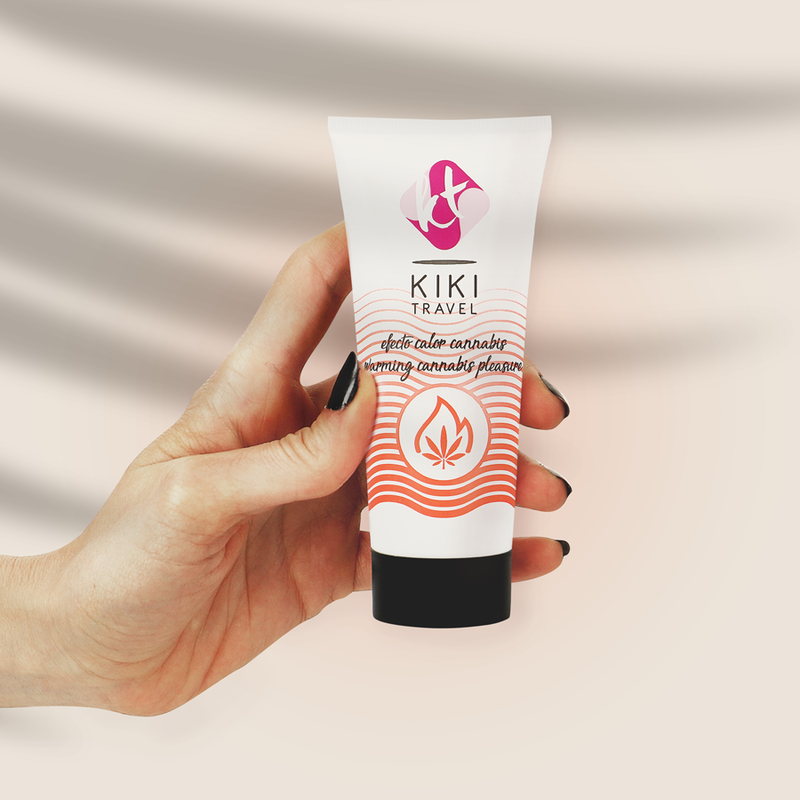 KIKÍ TRAVEL - GEL LUBRIFIANT GOÛT CANNABIS EFFET CHALEUR INTENSE 50 ML