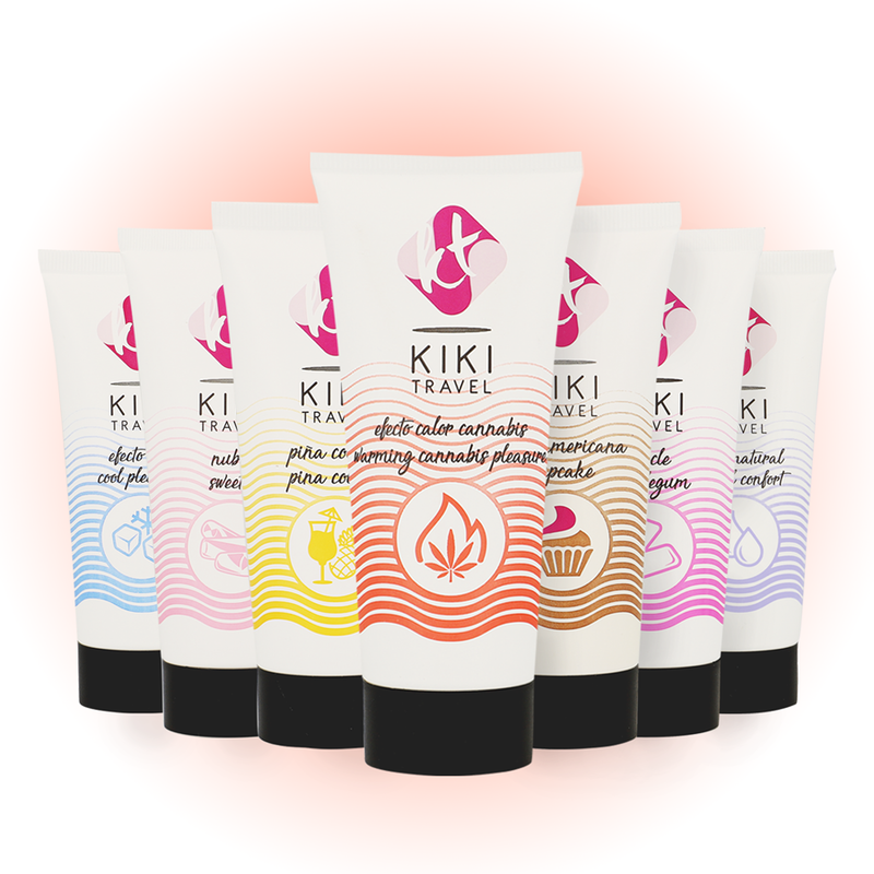 KIKÍ TRAVEL - GEL LUBRIFIANT GOÛT CANNABIS EFFET CHALEUR INTENSE 50 ML