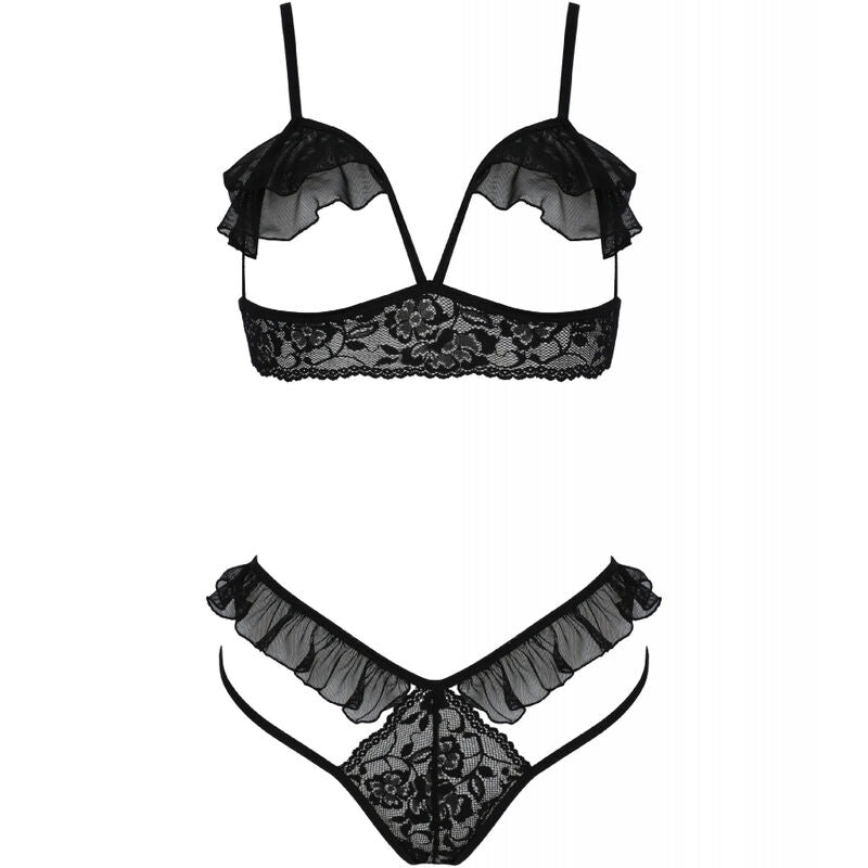 PASSION - ENSEMBLE DEUX PIÈCES DOLLY NOIR L/XL