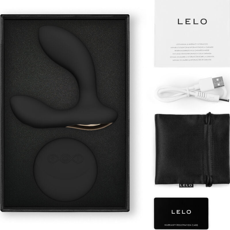 LELO - HUGO 2 MASSEUR DE PROSTATE TÉLÉCOMMANDE NOIR