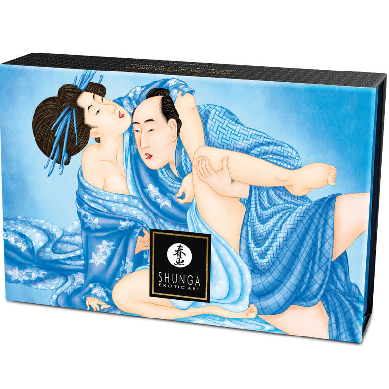 SHUNGA - KIT POUDRE DE MASSAGE COMESTIBLE COCO