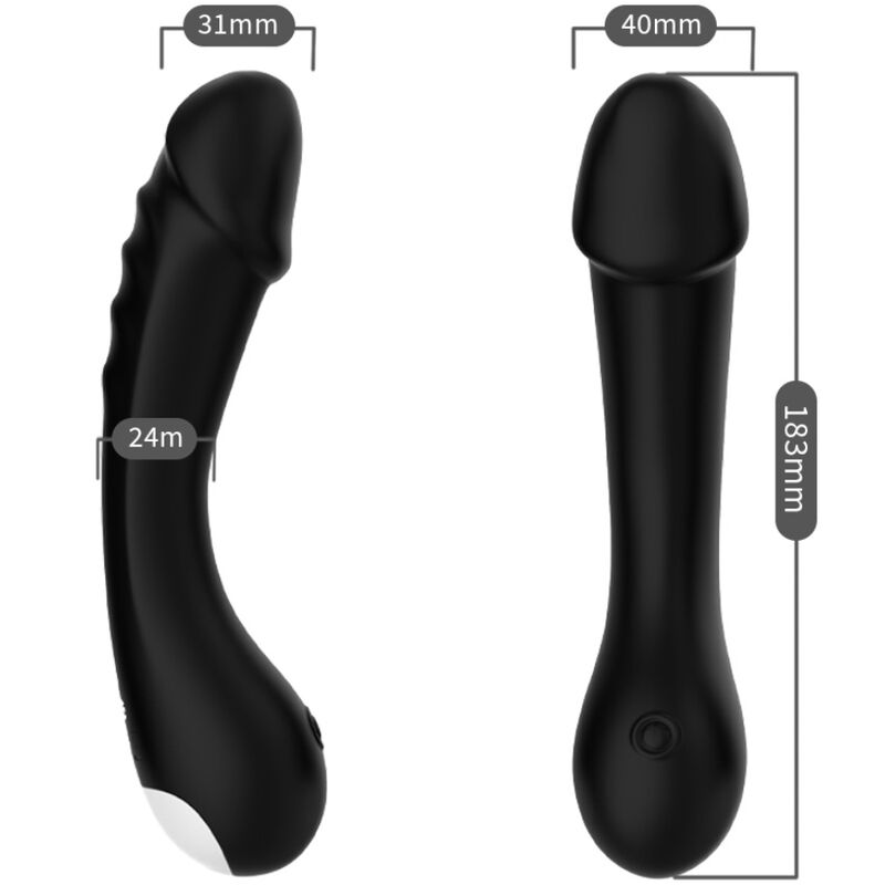 ARMONY - GODEMICHET VIBRANT POINT G SILICONE NOIR