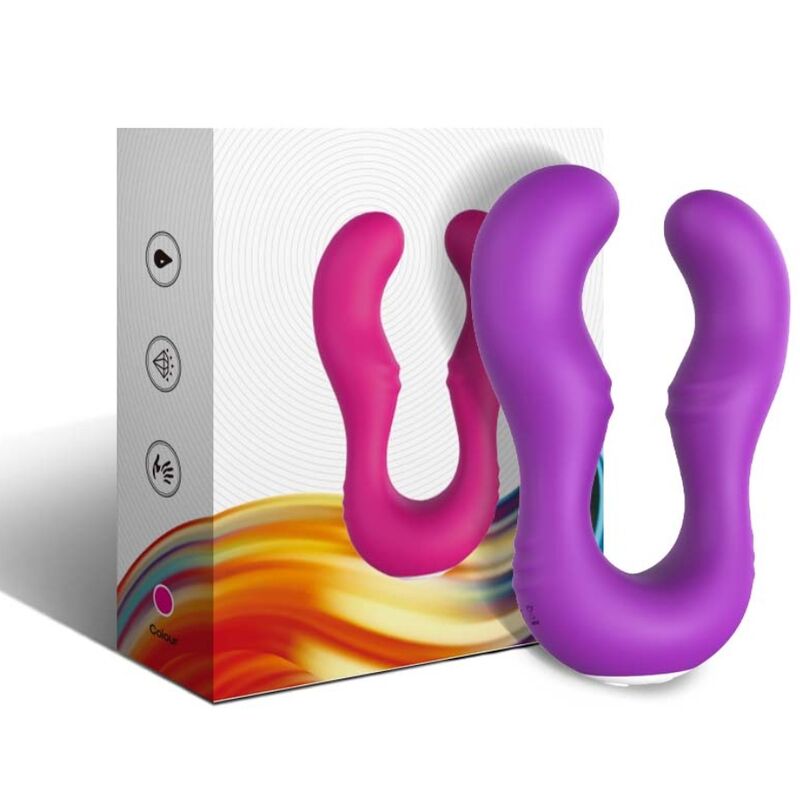 HARMONY - SERAPH DOUBLE VIBRATOR WITH REMOTE CONTROL, VIOLET