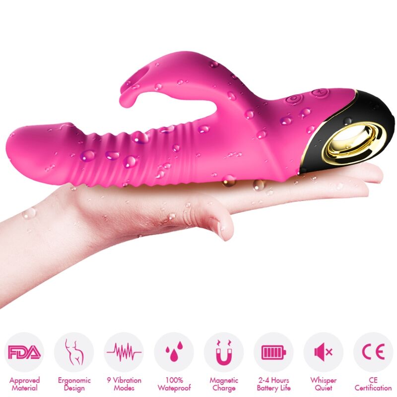 ARMONY - ZING DILDO VIBRANT LAPIN FUCHSIA