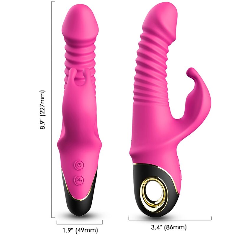 ARMONY - ZING DILDO VIBRANT LAPIN FUCHSIA