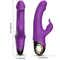 ARMONY - DILDO VIBRANT LAPIN MÉTÉORE VIOLET