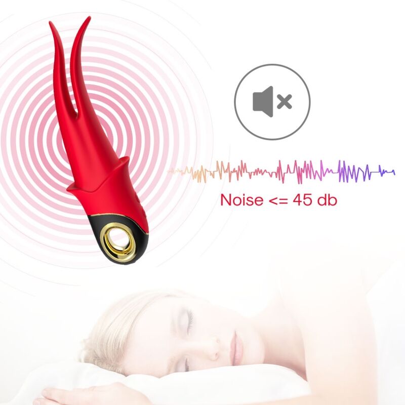 HARMONY - SHADOW VIBRATOR CLIP RED