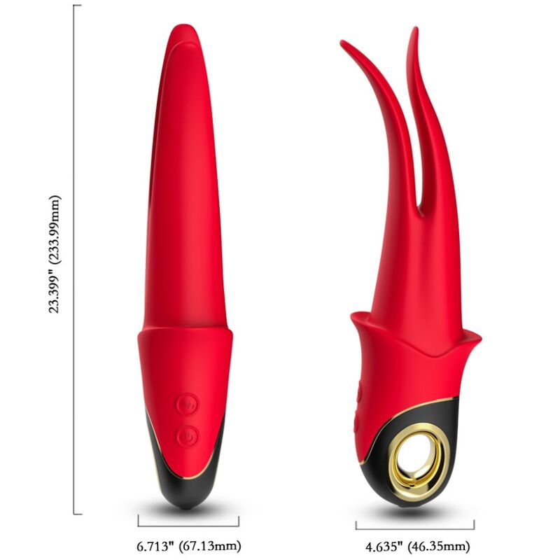 HARMONY - SHADOW VIBRATOR CLIP RED