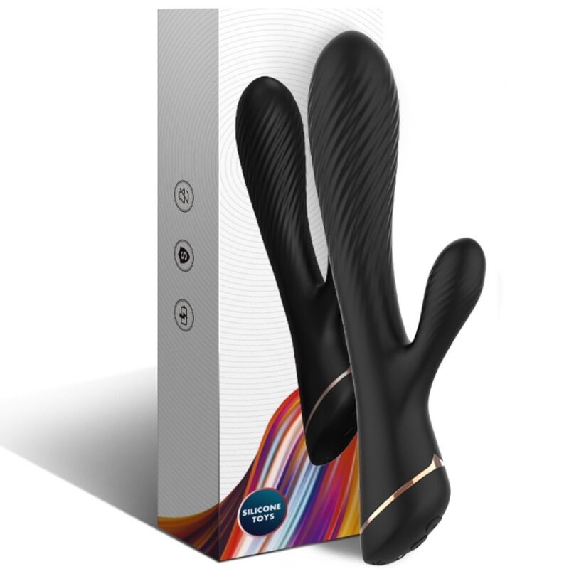 ARMONY - VIBREUR RABBIT SILICONE NOIR