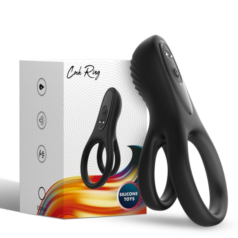 HARMONY - DOUBLE VIBRATING RING BLACK