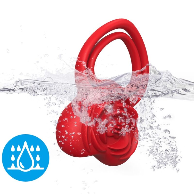 ARMONY - ANNEAU VIBRANT CŒUR ROUGE