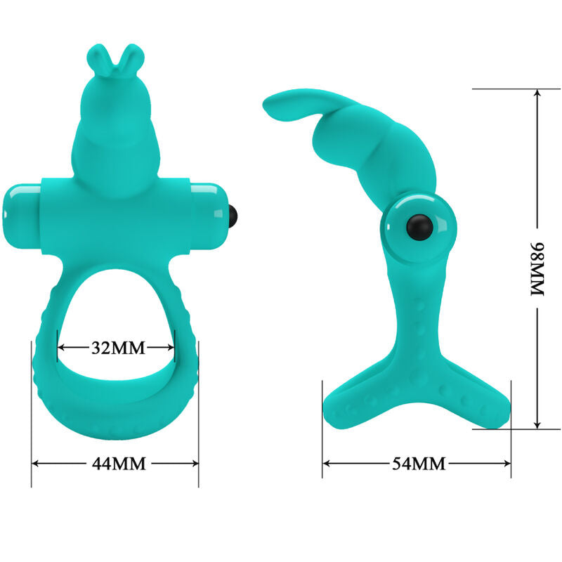 PRETTY LOVE - ANNEAU VIBRANT RABBIT FIGGY VERT