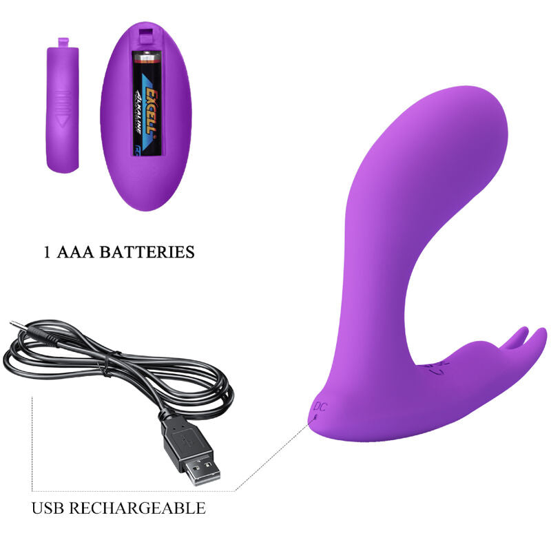 PRETTY LOVE - IDABELLE VIBRATION & PULSATION TÉLÉCOMMANDE VIOLET