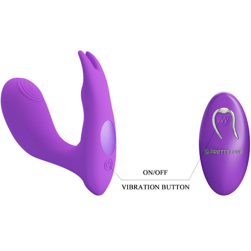 PRETTY LOVE - IDABELLE VIBRATION & PULSATION TÉLÉCOMMANDE VIOLET