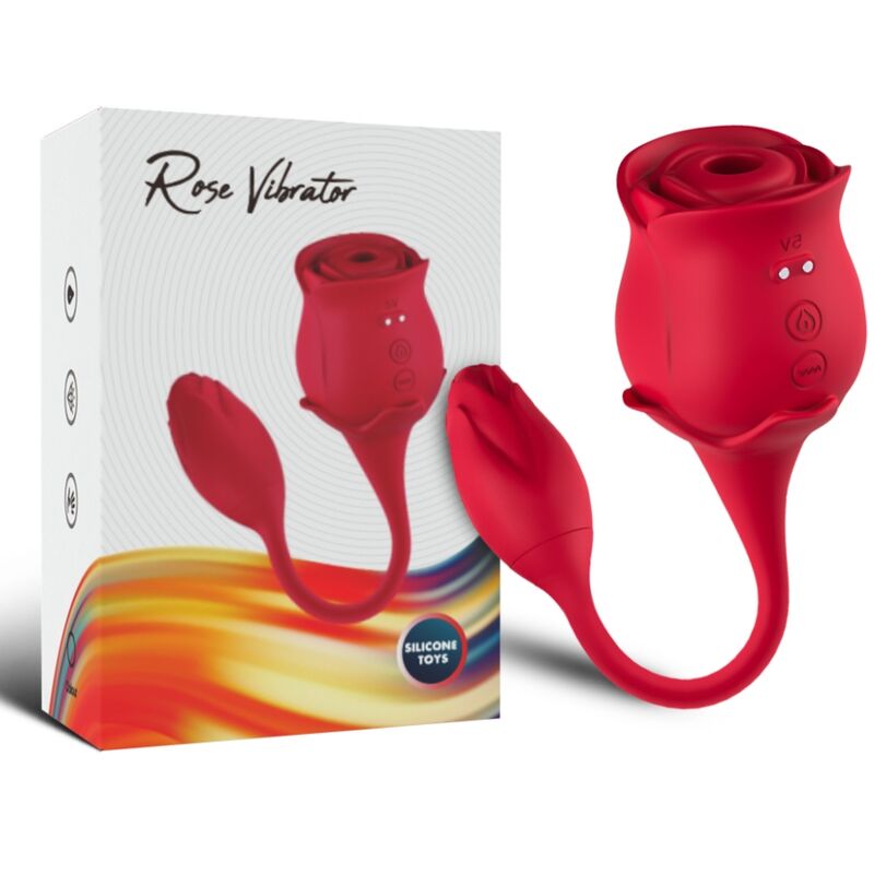 ARMONY - SUCEUR DE CLITORIS & VIBREUR 10 MODES ROUGE