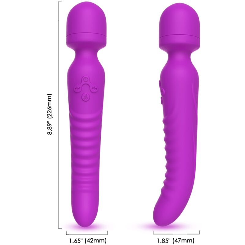 ARMONY - MISSION MASSEUR & VIBRATEUR EFFET CHAUD VIOLET