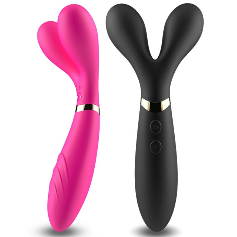 ARMONY - MASSEUR ET VIBREUR À DOUBLE TÊTE FUCHSIA