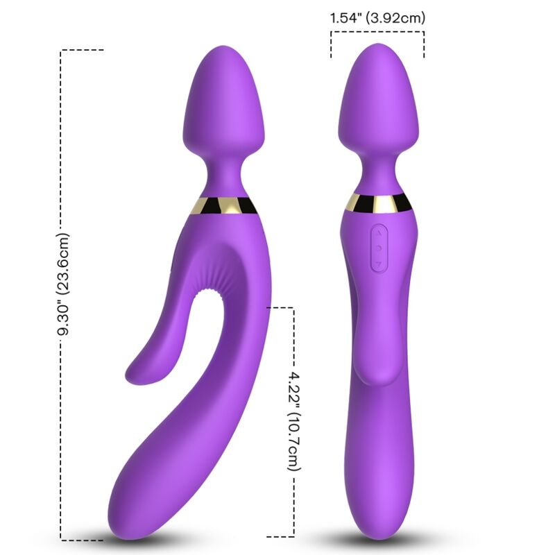 ARMONY - MASSEUR & VIBREUR LAPIN VIOLET
