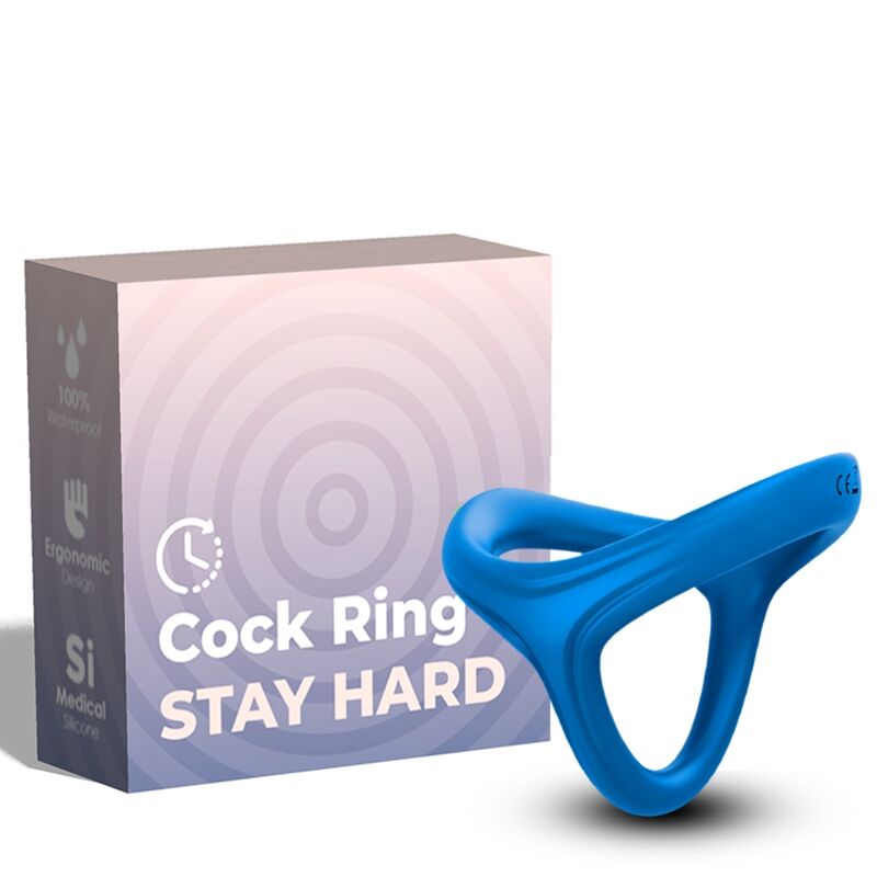 ARMONY - TRESOR DOUBLE BLUE SILICONE RING