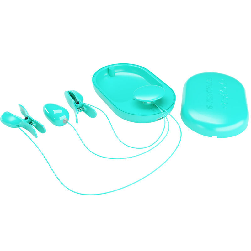 PRETTY LOVE - COFFRET SURPRISE PINCES D'ÉLECTROSTIMULATION BLEUES