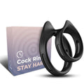 ARMONY - DUALRING ANNEAU DOUBLE ÉLASTIQUE NOIR