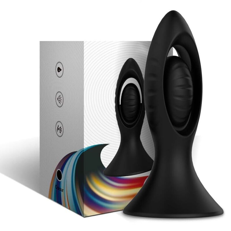 ARMONY - VIBREUR ET PLUG ANAL EN SILICONE NOIR