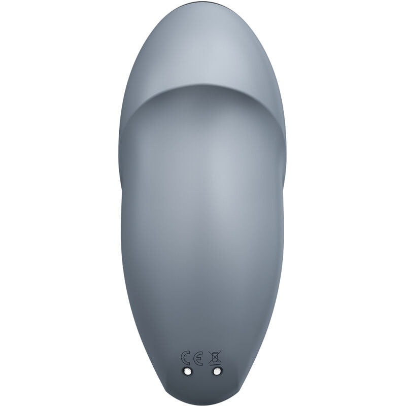 SATISFYER - TAP & CLIMAX 1 GRAY LAY-ON VIBRATOR