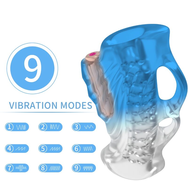 ARMONY - THIMBLE MASTURBATOR & GRADIENT BLUE VIBRATOR